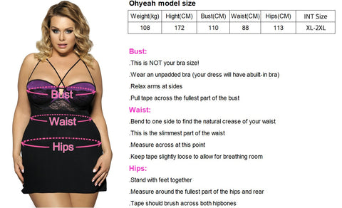 Plus Size Chart